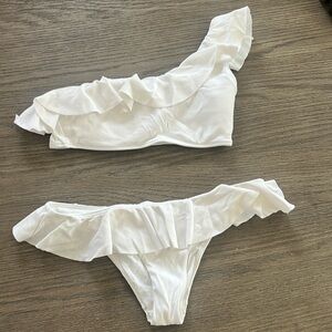 Zara women’s ruffle bikini